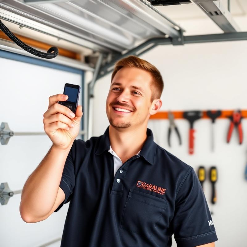 Rockwell Garage Doors technician providing professional service
